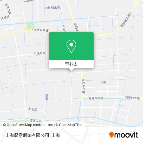 上海馨意服饰有限公司地图