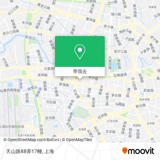 天山路88弄17幢地图