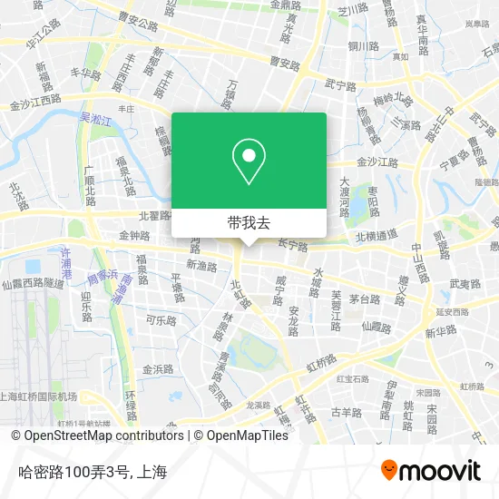 哈密路100弄3号地图