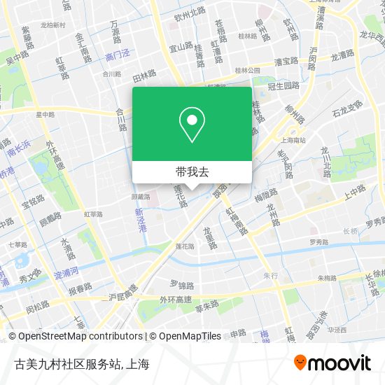 古美九村社区服务站地图