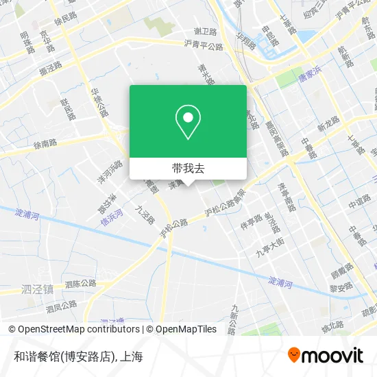 和谐餐馆(博安路店)地图