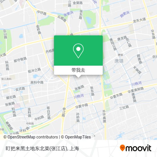 盯把来黑土地东北菜(张江店)地图