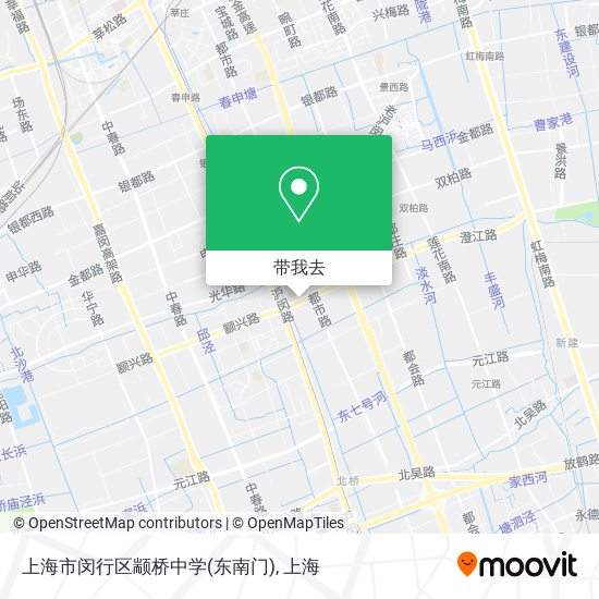 上海市闵行区颛桥中学(东南门)地图