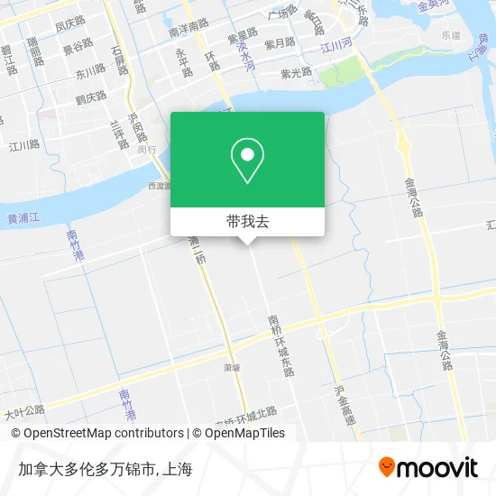 加拿大多伦多万锦市地图