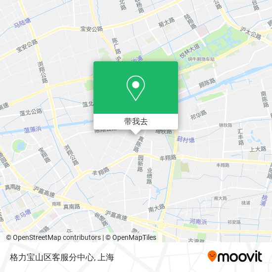 格力宝山区客服分中心地图