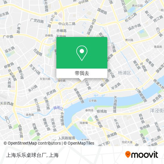 上海乐乐桌球台厂地图