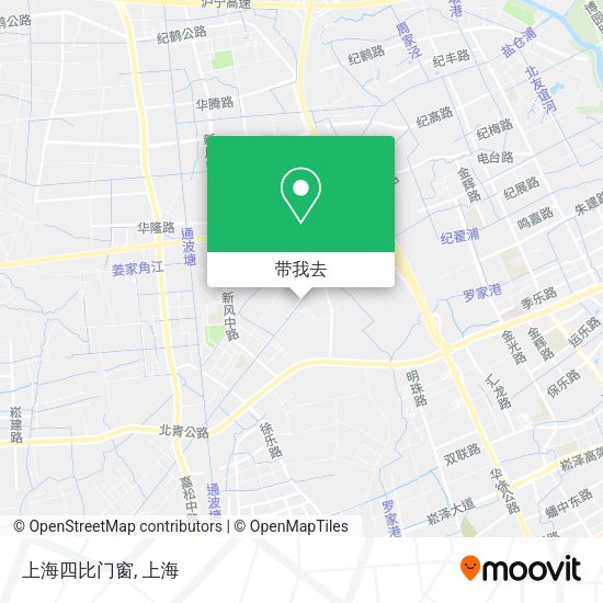 上海四比门窗地图