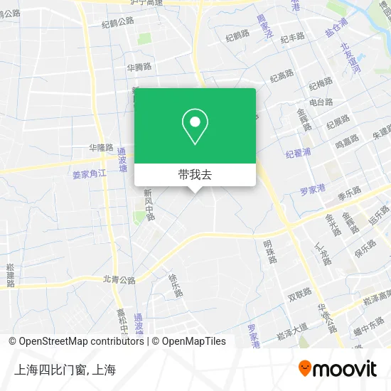 上海四比门窗地图