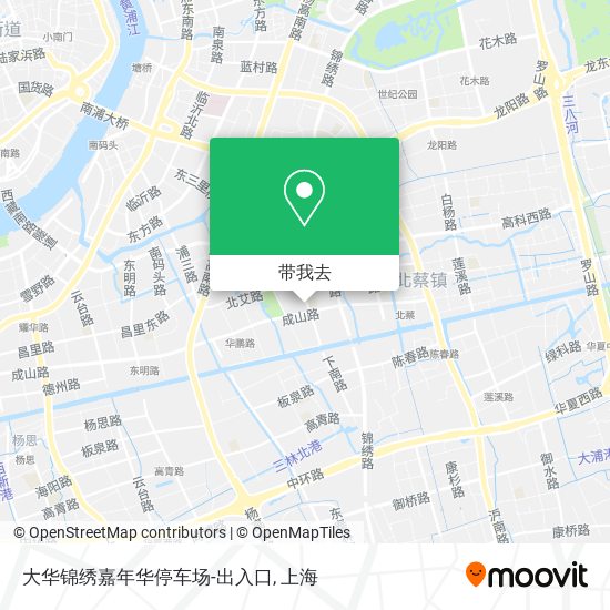 大华锦绣嘉年华停车场-出入口地图