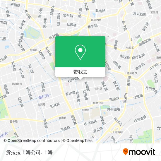 货拉拉上海公司地图