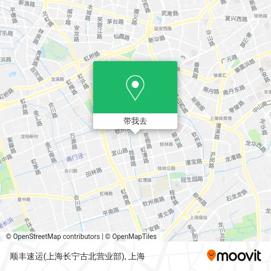 顺丰速运(上海长宁古北营业部)地图