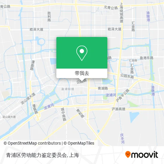 青浦区劳动能力鉴定委员会地图