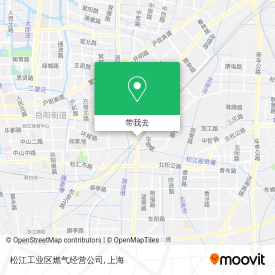 松江工业区燃气经营公司地图