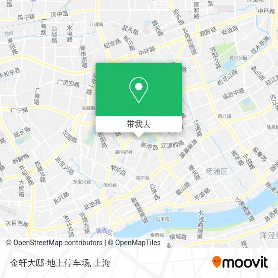 金轩大邸-地上停车场地图
