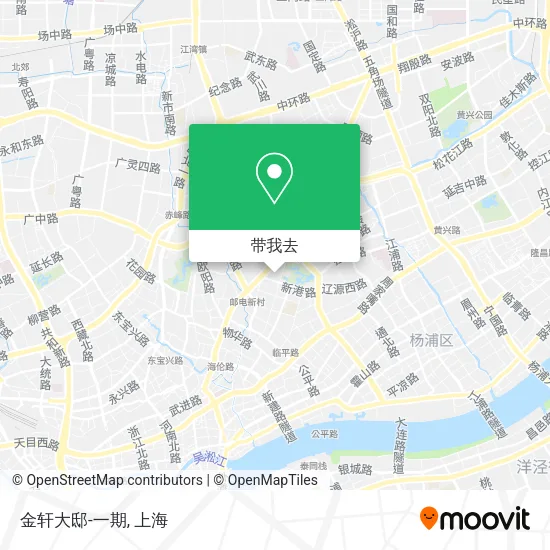 金轩大邸-一期地图
