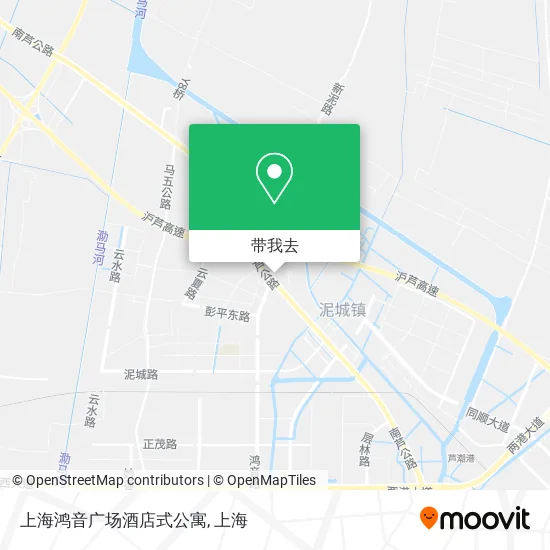 上海鸿音广场酒店式公寓地图