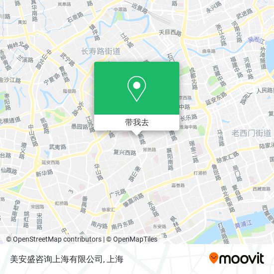 美安盛咨询上海有限公司地图