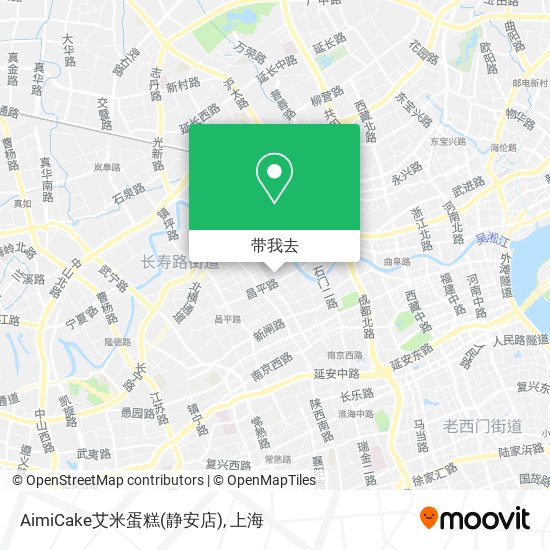 AimiCake艾米蛋糕(静安店)地图