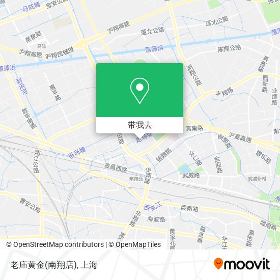 老庙黄金(南翔店)地图
