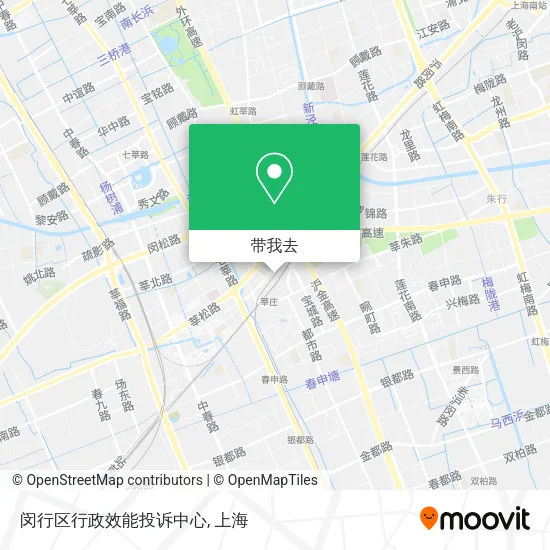 闵行区行政效能投诉中心地图