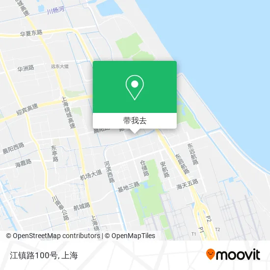 江镇路100号地图