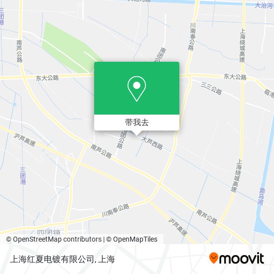 上海红夏电镀有限公司地图