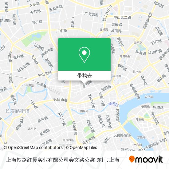 上海铁路红厦实业有限公司会文路公寓-东门地图