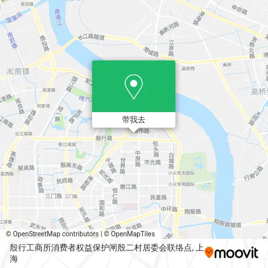 殷行工商所消费者权益保护闸殷二村居委会联络点地图