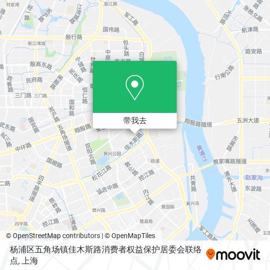 杨浦区五角场镇佳木斯路消费者权益保护居委会联络点地图
