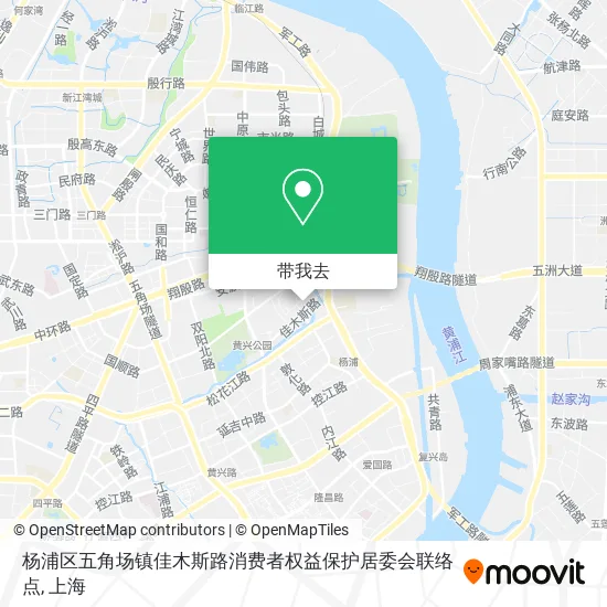 杨浦区五角场镇佳木斯路消费者权益保护居委会联络点地图