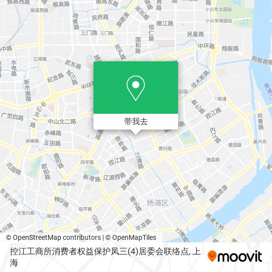 控江工商所消费者权益保护凤三(4)居委会联络点地图