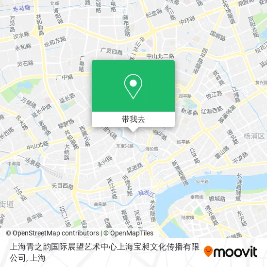 上海青之韵国际展望艺术中心上海宝昶文化传播有限公司地图