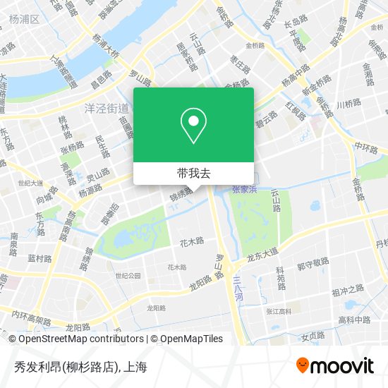 秀发利昂(柳杉路店)地图