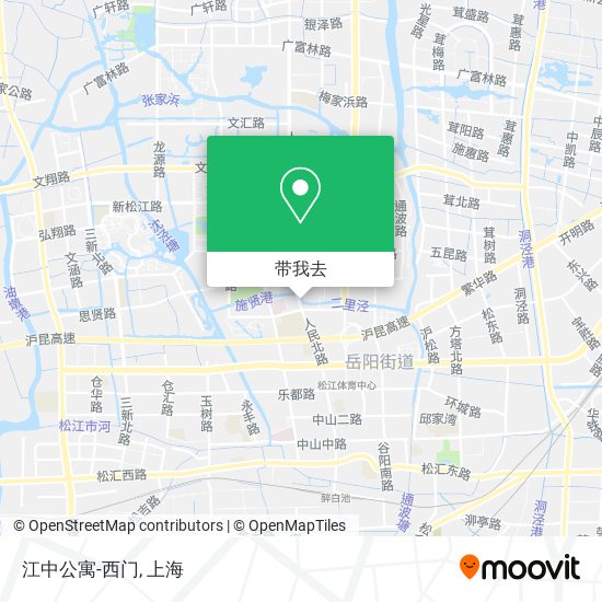 江中公寓-西门地图
