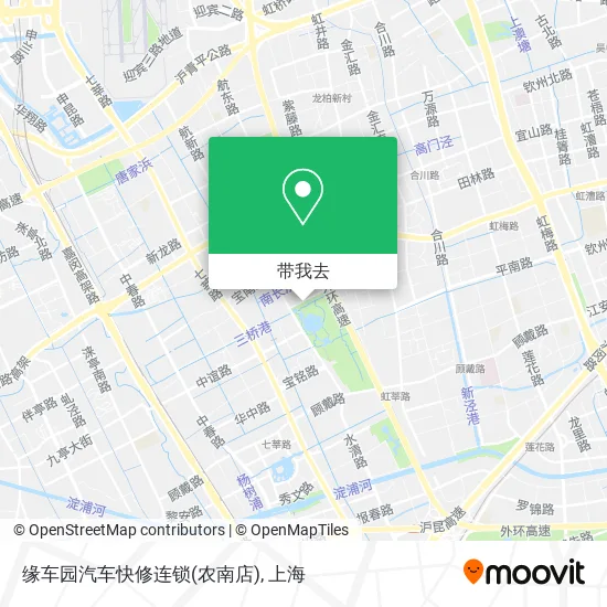 缘车园汽车快修连锁(农南店)地图