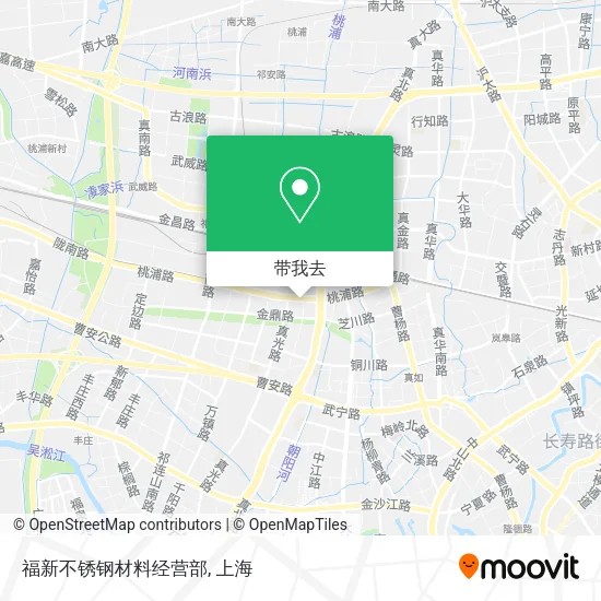 福新不锈钢材料经营部地图