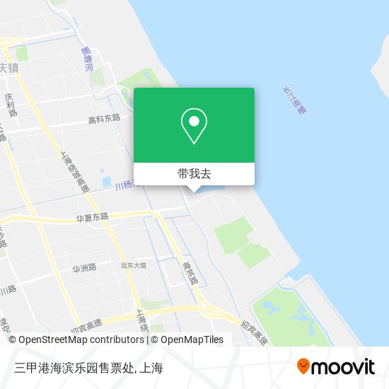 三甲港海滨乐园售票处地图