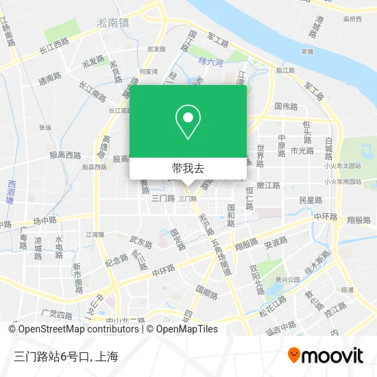 三门路站6号口地图