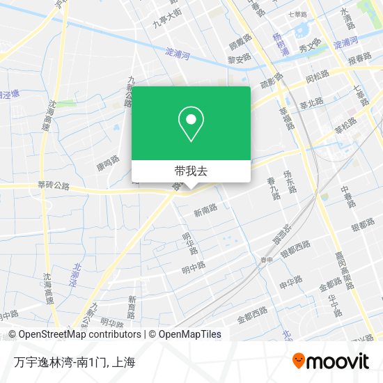 万宇逸林湾-南1门地图