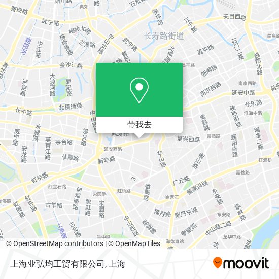 上海业弘均工贸有限公司地图