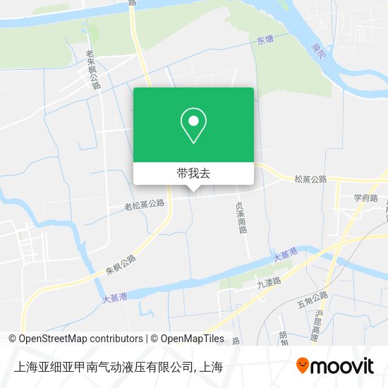 上海亚细亚甲南气动液压有限公司地图
