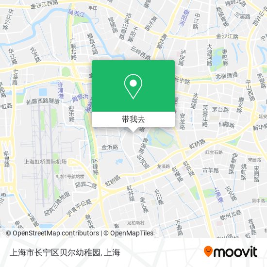 上海市长宁区贝尔幼稚园地图