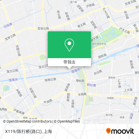 X119/陈行桥(路口)地图