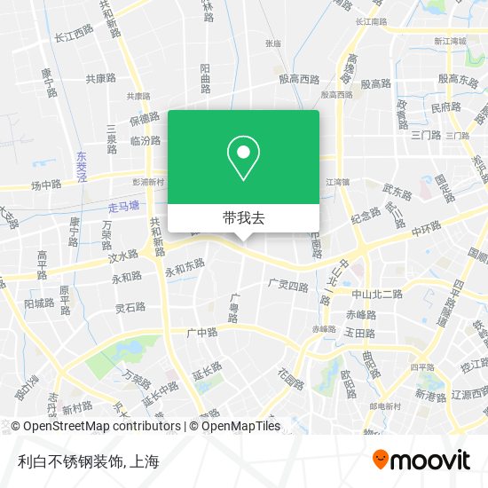 利白不锈钢装饰地图