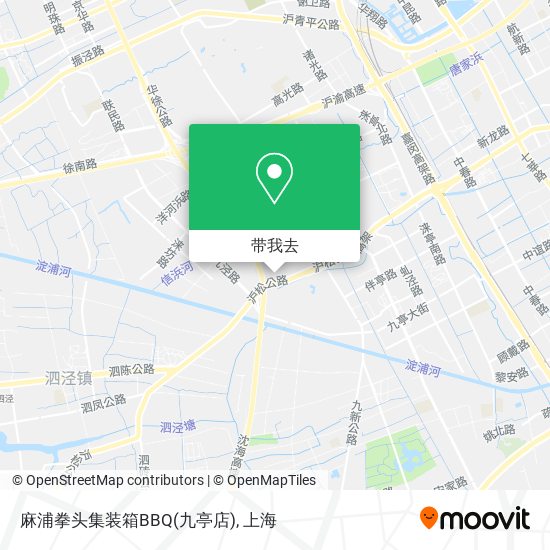 麻浦拳头集装箱BBQ(九亭店)地图