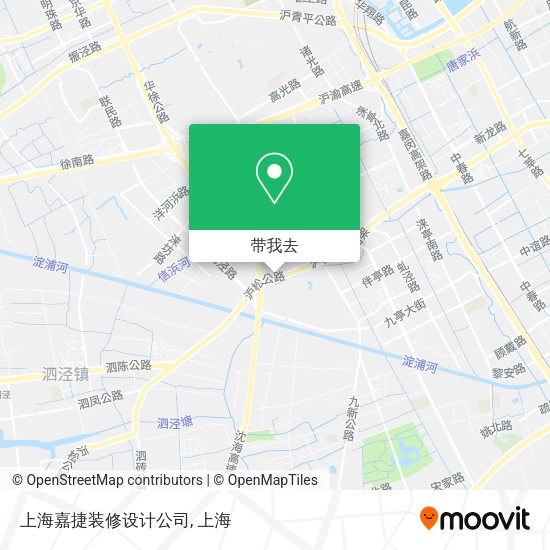 上海嘉捷装修设计公司地图