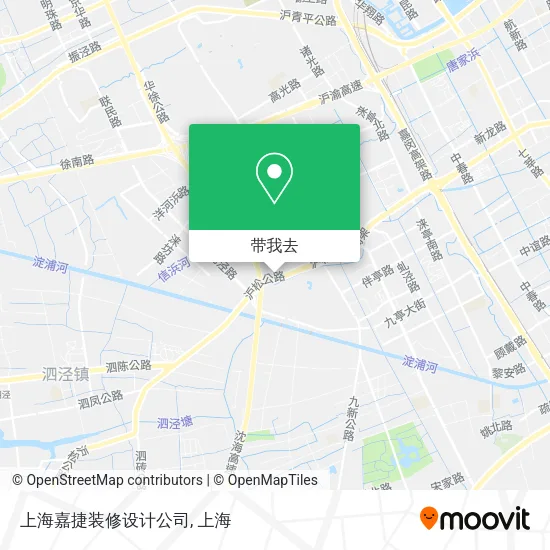 上海嘉捷装修设计公司地图