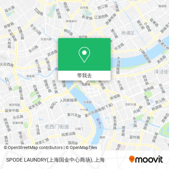 SPODE LAUNDRY(上海国金中心商场)地图