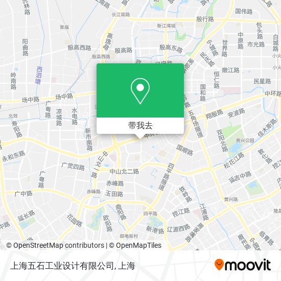 上海五石工业设计有限公司地图