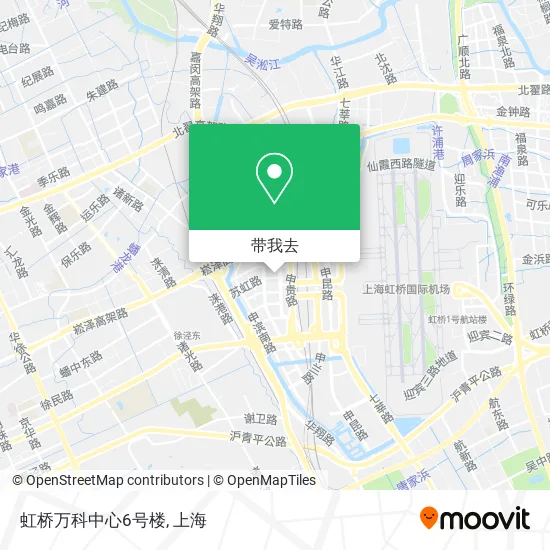 虹桥万科中心6号楼地图